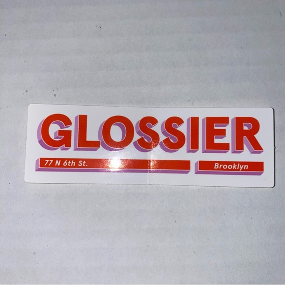 FREE Glossier Brooklyn Sticker